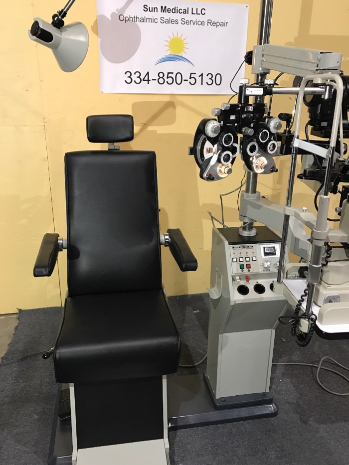 Burton Combo exam chair and instrument stand